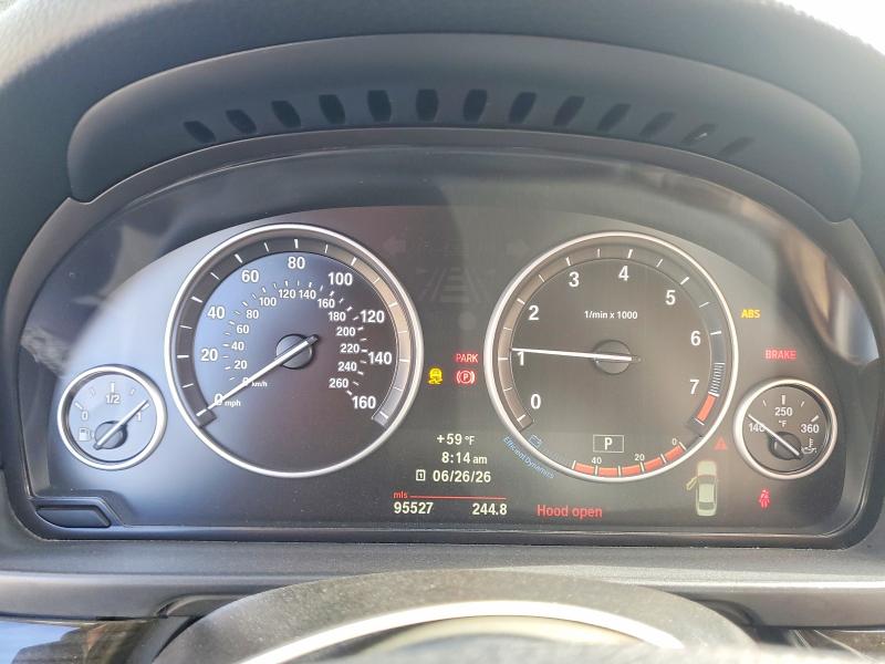 2013 BMW 5 series VIN WBAXG5C53DD230366 COPART salvage auction — FRONT END, Ca - Salvage Certificate, sold $2,000 on 2026-07-09 (photo 9)