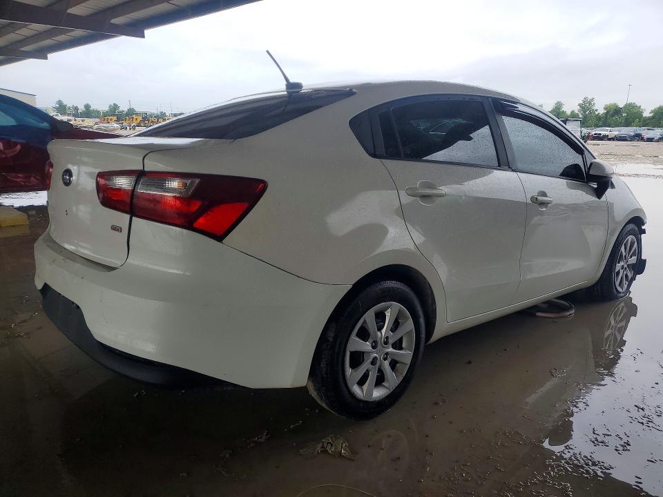 2016 Kia Rio VIN KNADM4A34G6638231 COPART salvage auction — FRONT END, Tx - Salvage Vehicle Title, sold $875 on 2026-07-31 (photo 3)