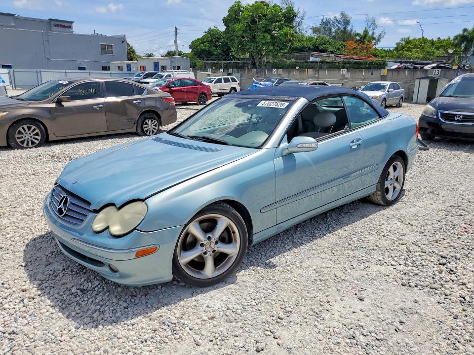 2004 Mercedes-benz Clk-klasse VIN WDBTK65G04T027198 COPART salvage auction — SIDE, Fl - Cert Of Title Slvg Rebuildable, sold $400 on 2026-07-02 (photo 1)