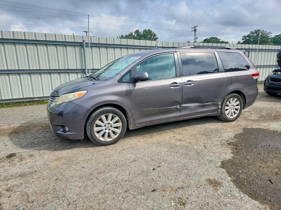 2011 Toyota Sienna VIN 5TDDK3DC3BS023113 COPART salvage auction — SIDE, Ar - Cert Of Title-Salvage, sold $1,250 on 2026-07-09 (photo 1)