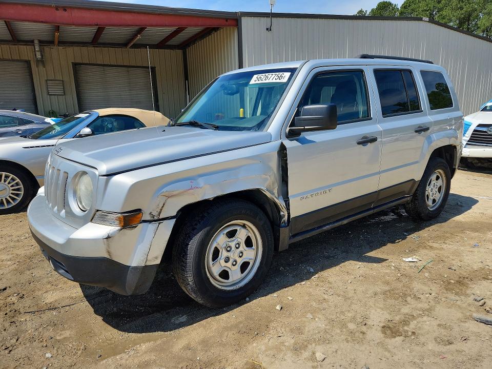 2013 Jeep Liberty (patriot) VIN 1C4NJRBB8DD168182 COPART salvage auction — FRONT END, De - Salvage Certificate, sold $225 on 2026-07-28 (photo 1)