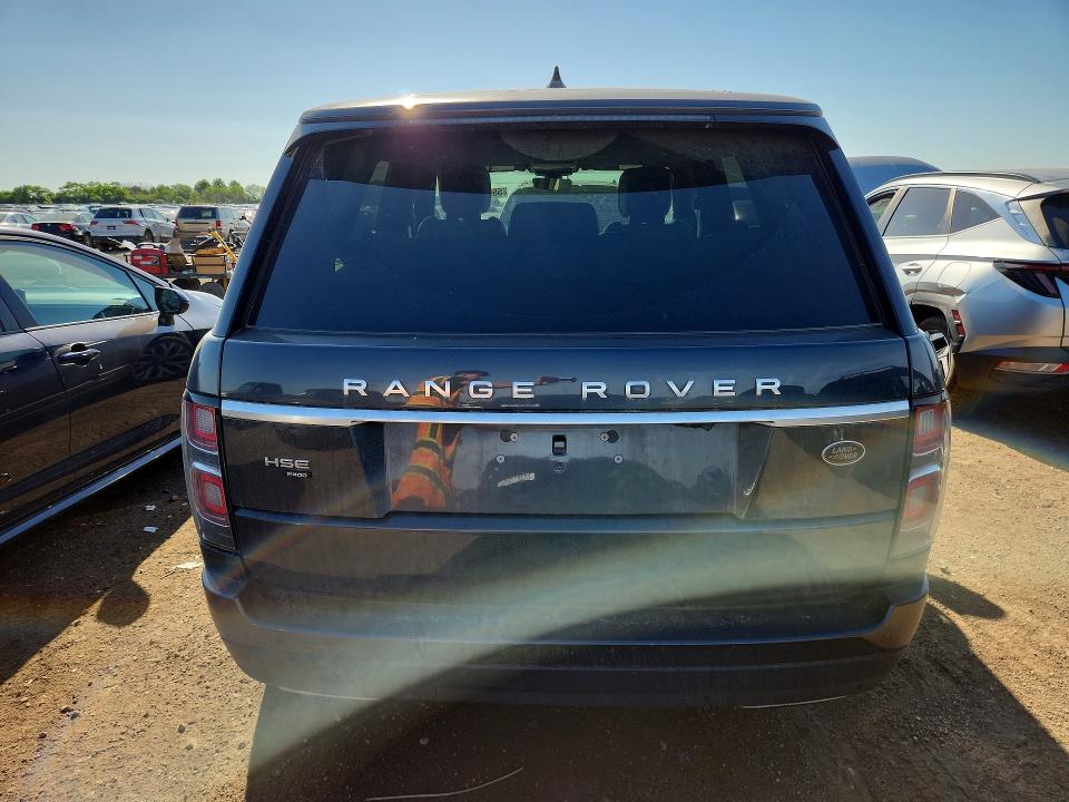 2020 Land rover RANGE ROVER VIN SALGS2RU4LA576000 COPART salvage auction — FRONT END, Sc - Salvage Title, sold $17,600 on 2026-07-09 (photo 6)