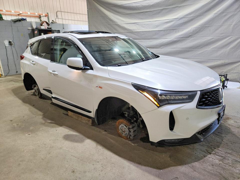 2024 Acura Rdx VIN 5J8TC2H80RL008378 COPART salvage auction — VANDALISM, Nh - Cert Of Title-Salvage, sold $14,700 on 2026-07-21 (photo 4)