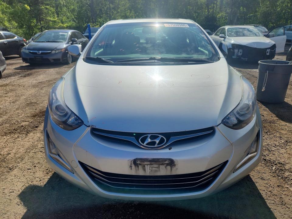 2014 Hyundai Elantra VIN KMHDH4AH5EU189715 COPART salvage auction — SIDE, On - Permit No Brand - Unfit, sold $2,200 on 2026-07-16 (photo 5)