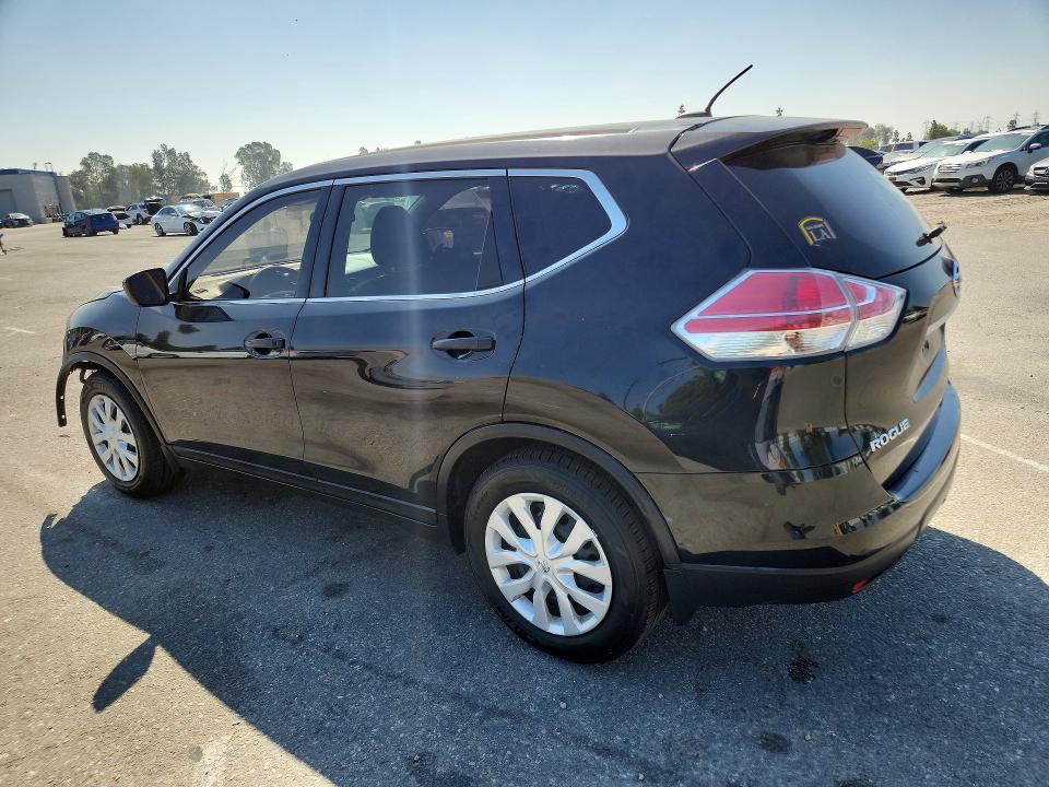 2016 Nissan Rogue VIN 5N1AT2MN8GC796076 COPART salvage auction — FRONT END, Ca - Salvage Certificate, sold $1,800 on 2026-07-02 (photo 2)