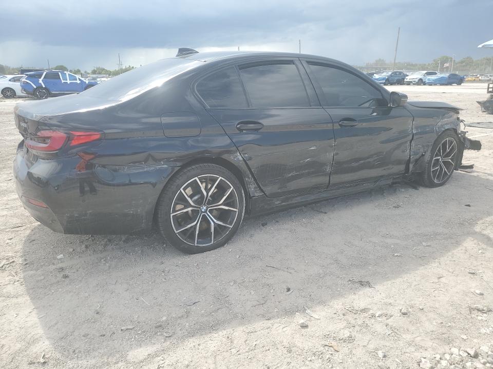 2022 BMW 5er VIN WBA73BJ0XNCK28929 COPART salvage auction — FRONT END, Fl - Cert Of Title Slvg Rebuildable, sold $23,600 on 2026-08-04 (photo 3)