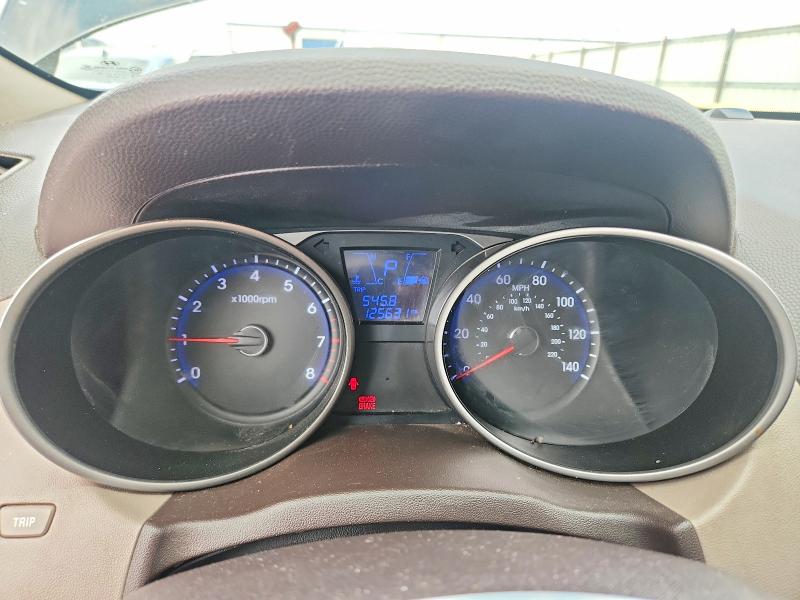 2012 Hyundai Tucson VIN KM8JU3AC6CU360739 COPART salvage auction — FRONT END, Tx - Salvage Vehicle Title, sold $1,450 on 2026-07-10 (photo 9)