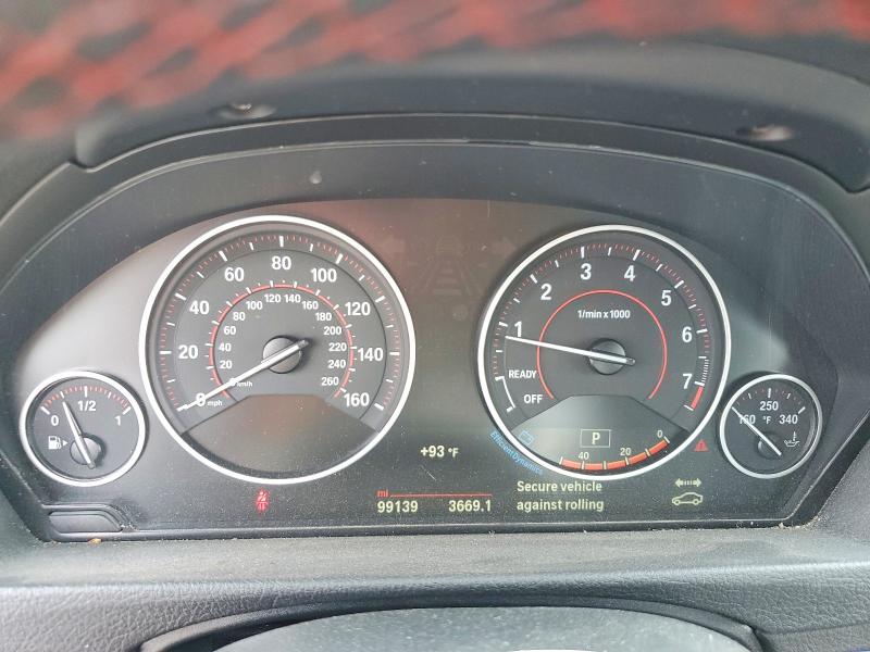 2016 BMW 3er VIN WBA8E9C52GP847682 COPART salvage auction — WATER/FLOOD, Nc - Salvage Cert-Water/Flood Damag, sold $2,300 on 2026-07-16 (photo 9)