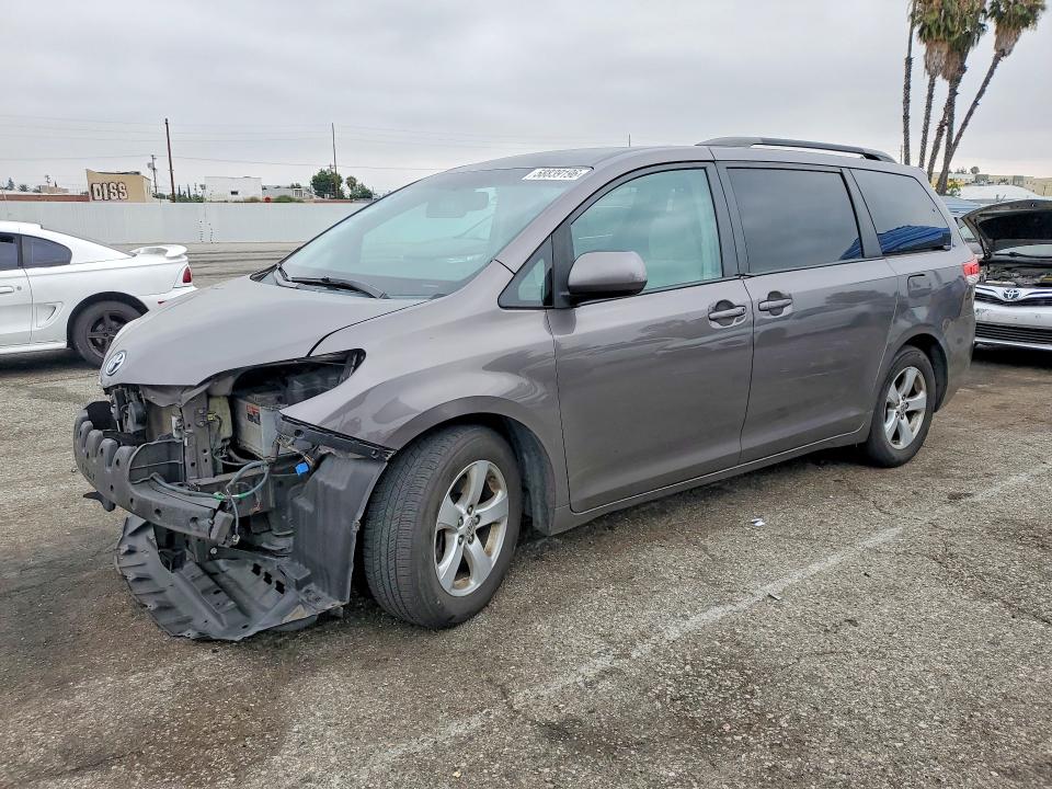 2012 Toyota VIN 5TDKK3DC8CS209092 COPART salvage auction — FRONT END, Ca - Salvage Certificate, sold $2,550 on 2026-07-31 (photo 1)