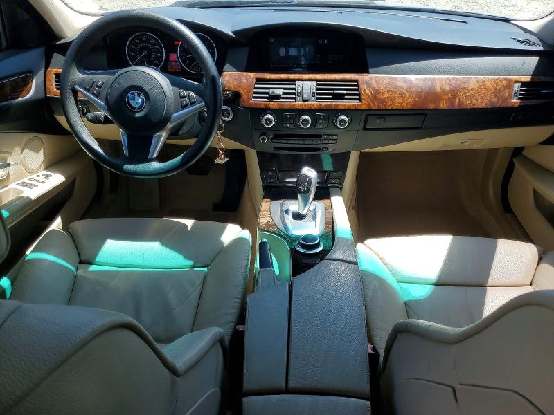 2008 BMW 5 series VIN WBANW13538CZ79912 COPART salvage auction — NORMAL WEAR, CA - DIS/DLR/EXP ONLY CLEAN TITLE, sold $850 on 2026-07-09 (photo 8)