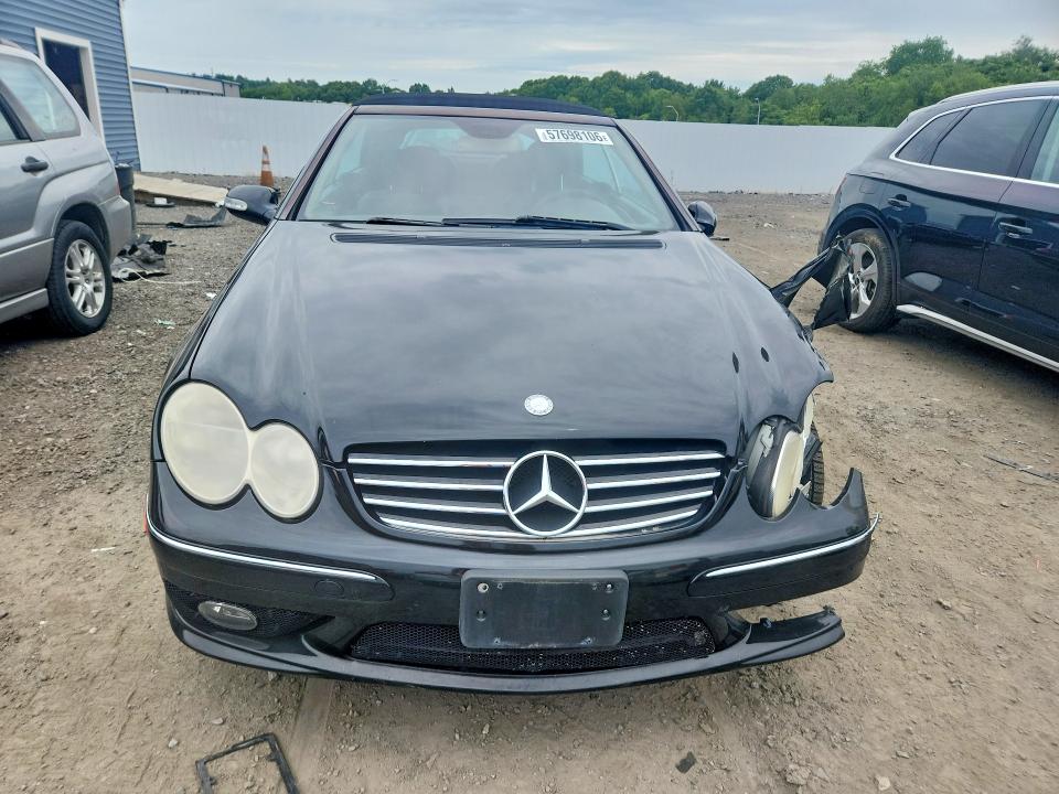 2005 Mercedes-benz Clk-class VIN WDBTK75J95F123493 COPART salvage auction — FRONT END, Ma - Cert Of Title-Reconstrctd Coll, sold $575 on 2026-08-12 (photo 5)