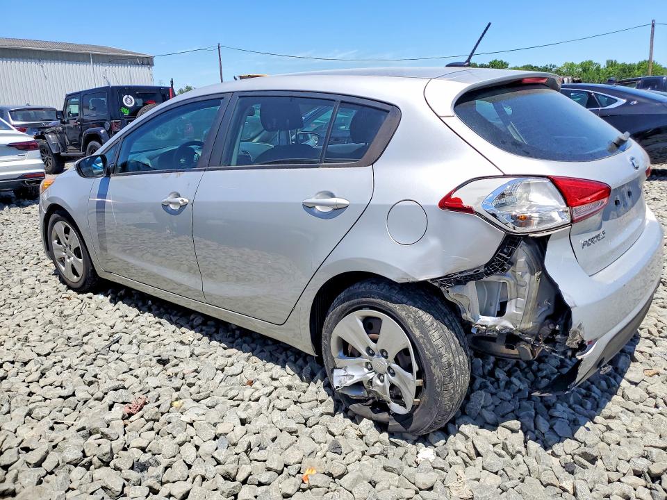 2016 Kia Forte VIN KNAFK5A86G5644943 COPART salvage auction — REAR END, Nj - Cert Of Title-Salvage, sold $600 on 2026-07-08 (photo 2)