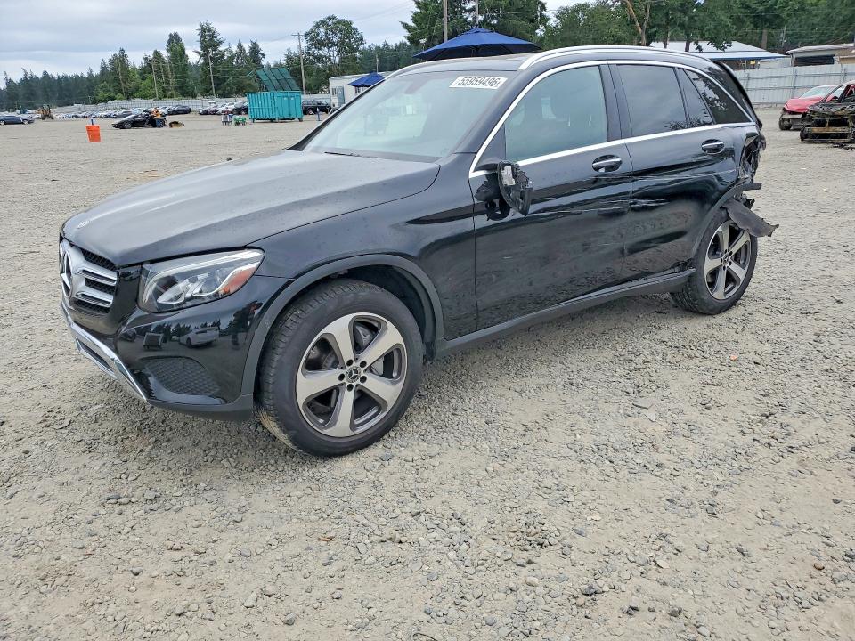 2018 Mercedes-benz Glc VIN WDC0G4KB7JV080638 COPART salvage auction — REAR END, WA - BILL OF SALE, sold $7,200 on 2026-07-17 (photo 1)