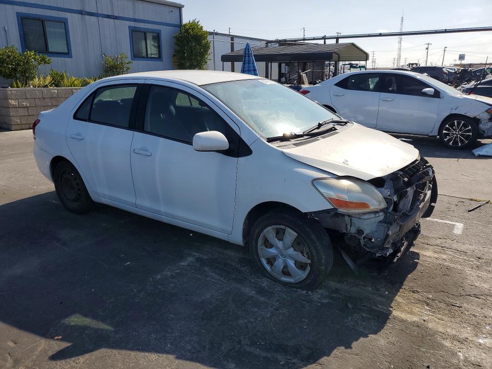 2007 Toyota Yaris VIN JTDBT923471119704 COPART salvage auction — FRONT END, Ca - Salvage Certificate, sold $800 on 2026-07-08 (photo 4)