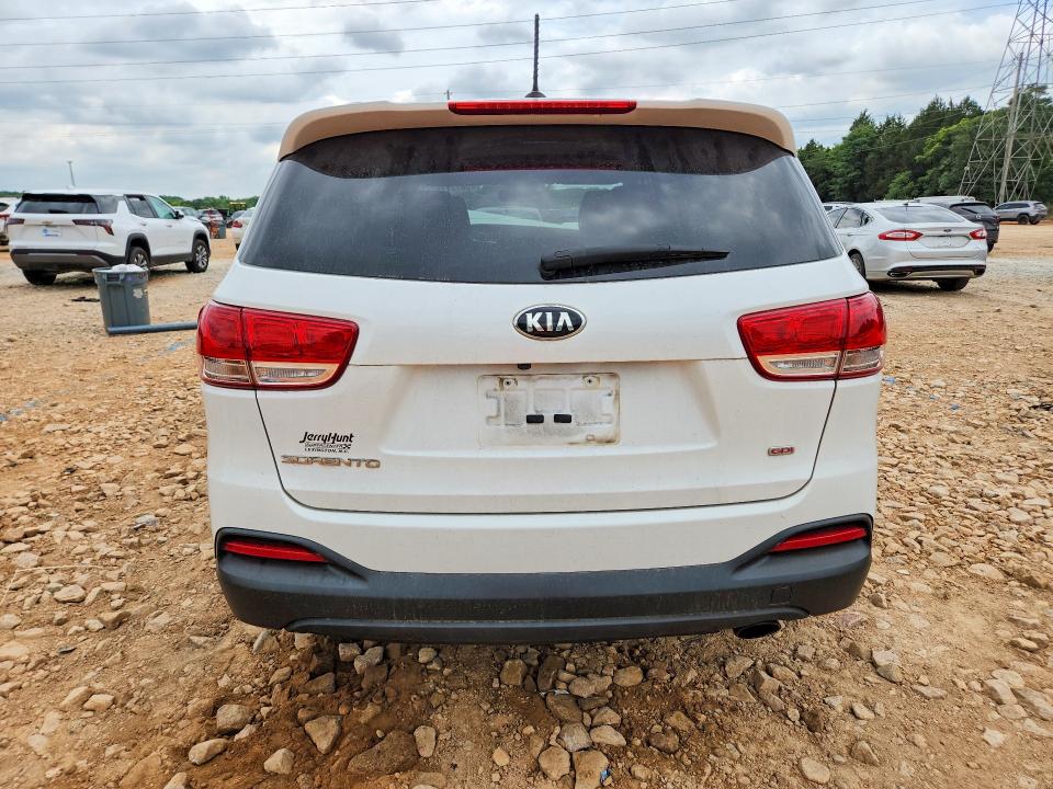 2016 Kia Sorento VIN 5XYPG4A39GG135198 COPART salvage auction — FRONT END, Nc - Salvage Certificate Of Title, sold $825 on 2026-07-27 (photo 6)