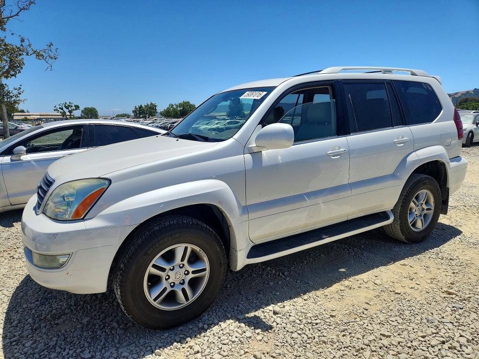 2005 Lexus Gx VIN JTJBT20X050088349 COPART salvage auction — REAR END, CA - SALVAGE CERTIFICATE, sold $5,200 on 2026-07-28 (photo 1)