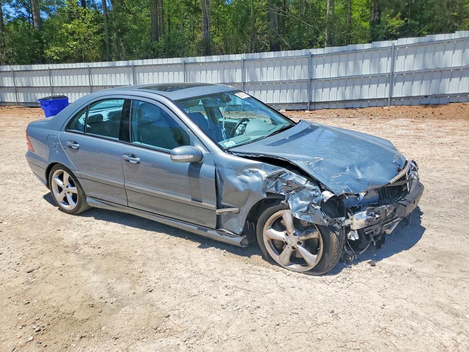 2006 Mercedes-benz C-klasse VIN WDBRF52H36F781395 COPART salvage auction — FRONT END, NC - SALVAGE CERTIFICATE OF TITLE, sold $300 on 2026-07-31 (photo 4)