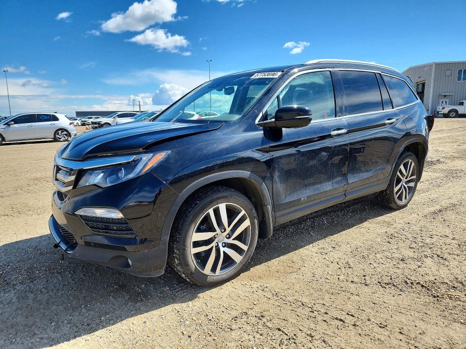 2016 Honda Pilot VIN 5FNYF6H91GB510165 COPART salvage auction — REAR END, Ab - Bos - Salvage, sold $4,450 on 2026-07-09 (photo 1)