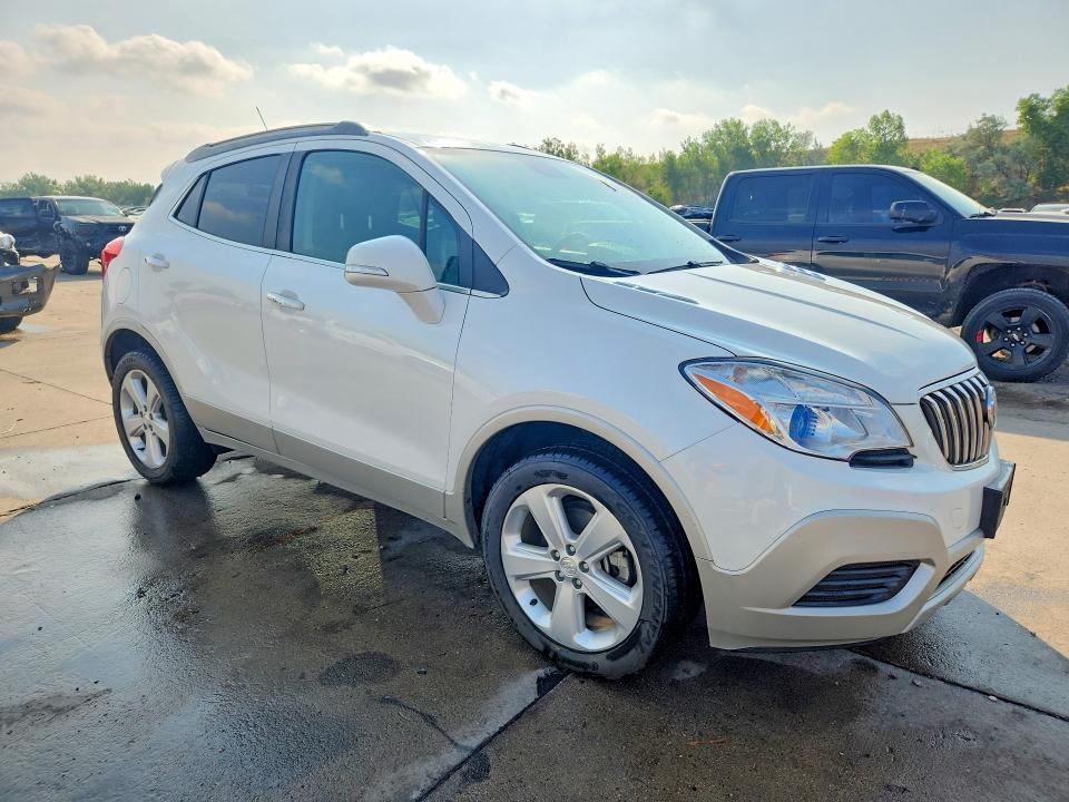 2016 Buick Encore VIN KL4CJESB7GB614851 COPART salvage auction — HAIL, CO - CERTIFICATE OF TITLE, sold $4,300 on 2026-07-20 (photo 4)