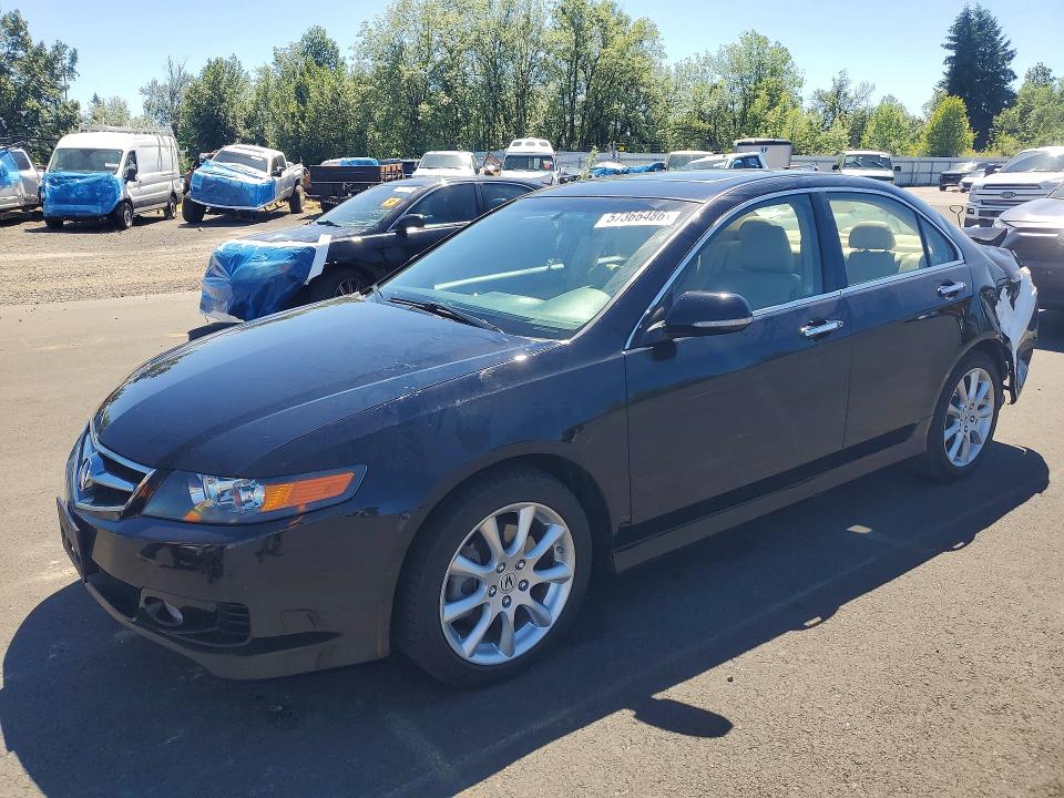 2008 Acura Tsx VIN JH4CL96898C005096 COPART salvage auction — REAR END, Or - Salvage Title Certificate, sold $850 on 2026-07-22 (photo 1)