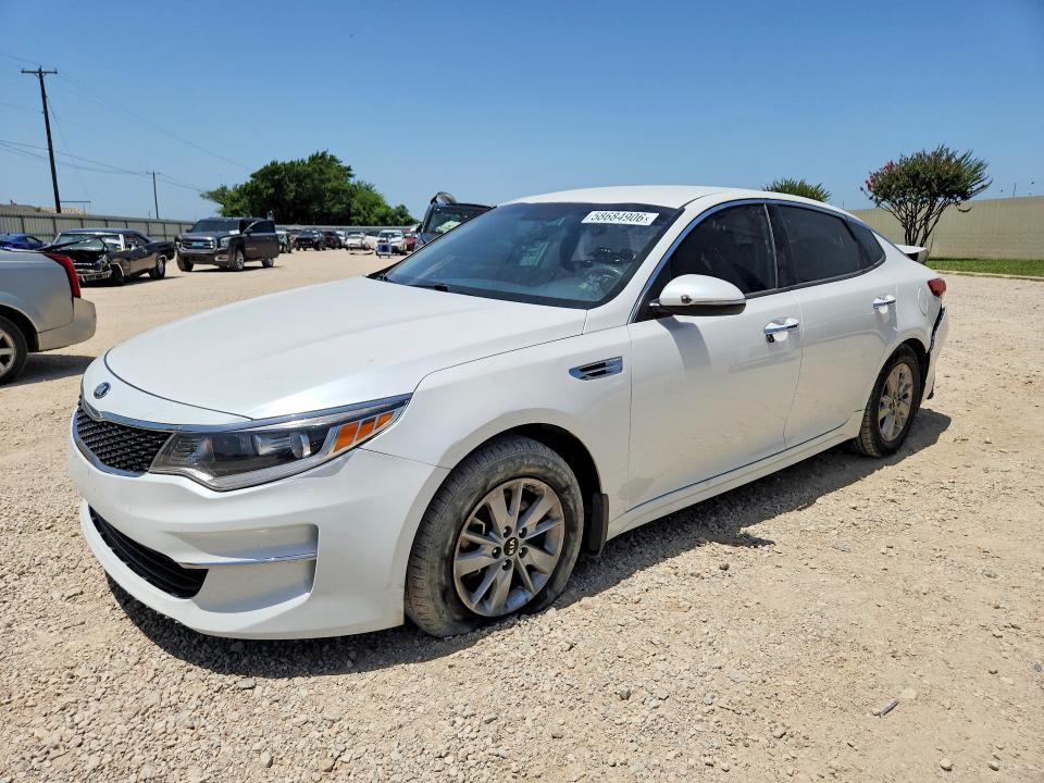 2016 Kia Optima VIN KNAGT4L38G5095954 COPART salvage auction — REAR END, Tx - Bonded Title - Salvage, sold $175 on 2026-07-23 (photo 1)