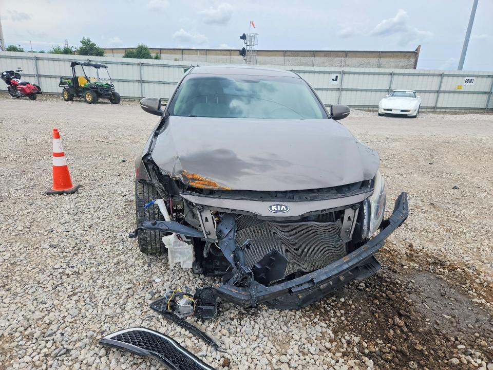 2014 Kia Optima VIN 5XXGM4A73EG269931 COPART salvage auction — FRONT END, Salvage Title, sold $350 on 2026-07-17 (photo 5)