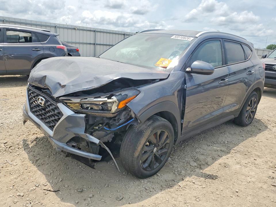 2021 Hyundai Tucson VIN KM8J33A48MU326055 COPART salvage auction — FRONT END, Va - Dealer Only Clean Title (P), sold $8,800 on 2026-07-28 (photo 1)