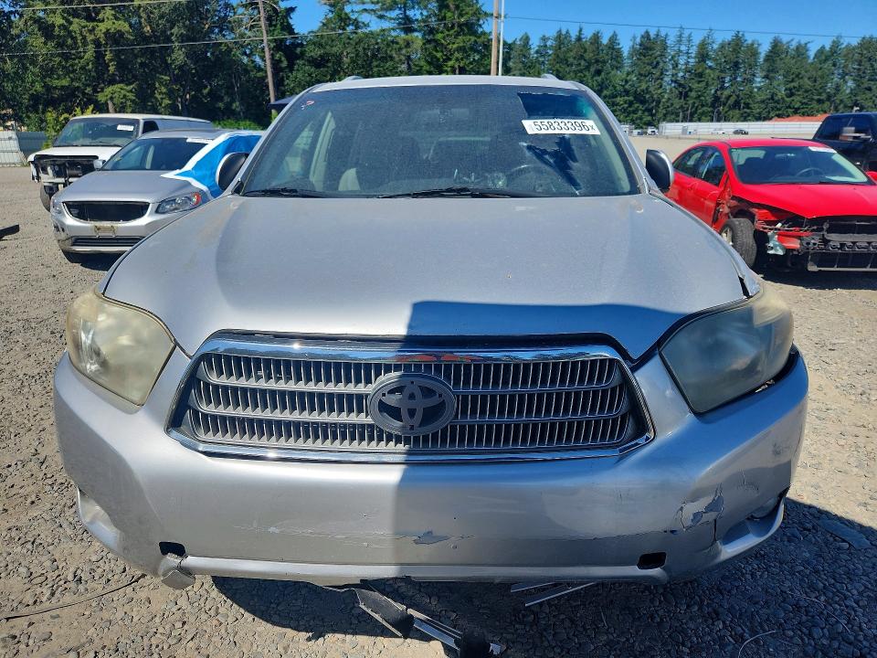 2010 Toyota Highlander hybrid VIN JTEBW3EH4A2043054 COPART salvage auction — FRONT END, Wa - Cert Of Ownership-Rebuilt, sold $1,600 on 2026-07-10 (photo 5)