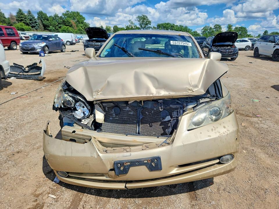 2007 Lexus ES VIN JTHBJ46G372088136 COPART salvage auction — FRONT END, IL - SALVAGE CERTIFICATE, sold $975 on 2026-07-30 (photo 5)