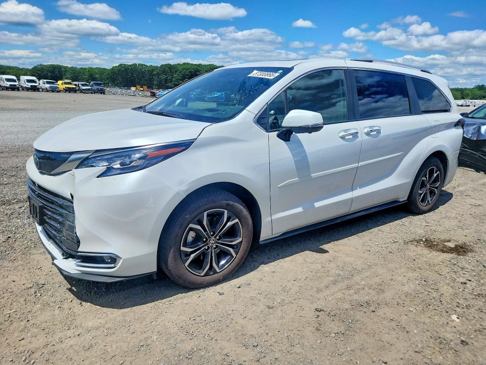 2025 Toyota VIN 5TDESKFC9SS185128 COPART salvage auction — FRONT END, Ma - Cert Of Title-Salvage, sold $34,250 on 2026-07-08 (photo 1)