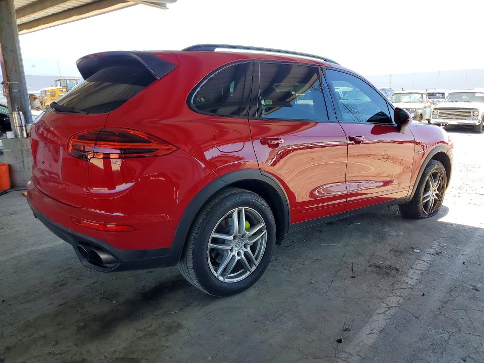 2015 Porsche Cayenne VIN WP1AE2A27FLA51504 COPART salvage auction — FRONT END, Ca - Salvage Certificate, sold $5,100 on 2026-07-07 (photo 3)