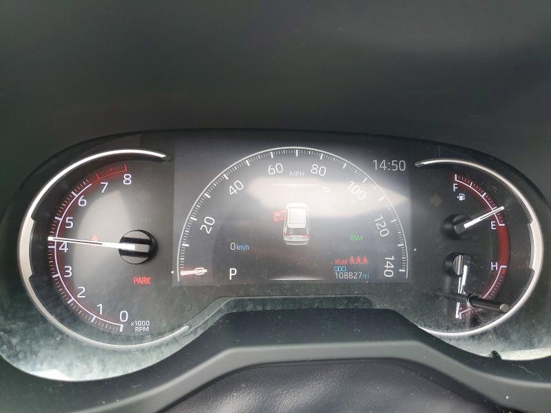2019 Toyota Rav 4 VIN JTMY1RFV1KD515852 COPART salvage auction — WATER/FLOOD, Tx - Salvage Title-Flood Damage, sold $300 on 2026-07-30 (photo 9)