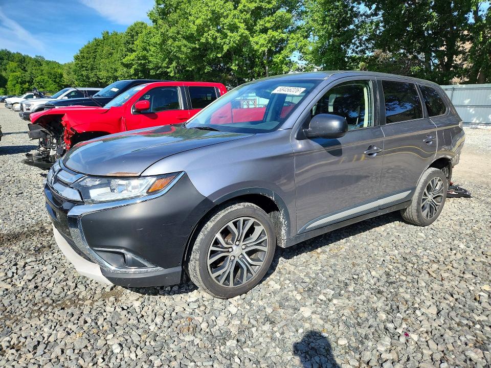 2018 Mitsubishi Outlander VIN JA4AZ3A37JZ057176 COPART salvage auction — REAR END, Ma - Cert Of Title-Salvage, sold $3,050 on 2026-07-06 (photo 1)