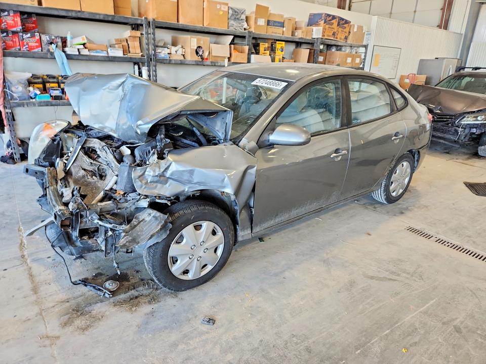 2010 Hyundai Elantra VIN KMHDU4AD2AU194048 COPART salvage auction — FRONT END, Ne - Cert Of Title-Salvage, sold $500 on 2026-07-07 (photo 1)