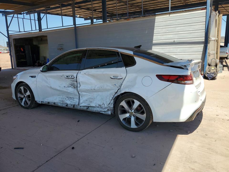 2018 Kia Optima VIN 5XXGW4L26JG216744 COPART salvage auction — SIDE, Az - Cert Of Title - Salvage, sold $1,950 on 2026-07-02 (photo 2)