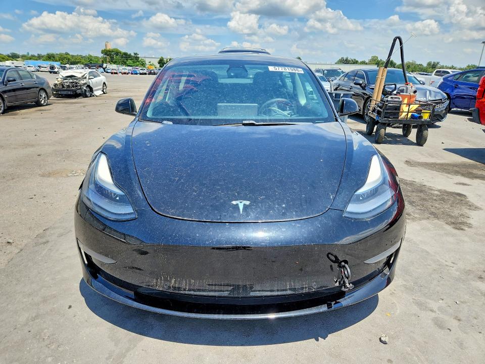 2021 Tesla VIN 5YJ3E1EA1MF023686 COPART salvage auction — FRONT END, FL - CERT OF TITLE SLVG REBUILDABLE, sold $7,100 on 2026-07-15 (photo 5)