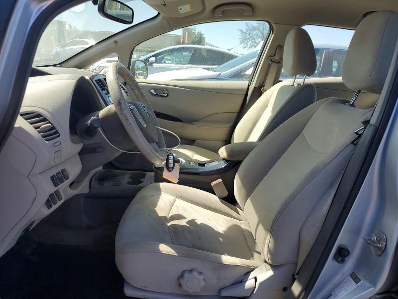 2012 Nissan Leaf VIN JN1AZ0CP9CT023205 COPART salvage auction — SIDE, Ca - Salvage Certificate, sold $50 on 2026-07-07 (photo 7)