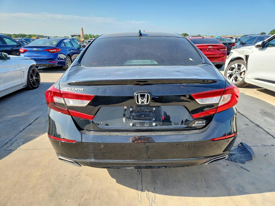 2021 Honda Accord VIN 1HGCV2F91MA005385 COPART salvage auction — HAIL, Tx - Certificate Of Title, sold $12,300 on 2026-07-30 (photo 6)