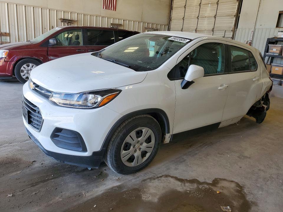 2018 Chevrolet Trax VIN KL7CJKSB1JB579653 COPART salvage auction — REAR END, Tx - Salvage Vehicle Title, sold $1,400 on 2026-07-24 (photo 1)