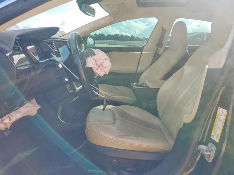 2015 Tesla Model s VIN 5YJSA1S28FF085125 COPART salvage auction — FRONT END, La - Permit To Sell-Salvage Vehicle, sold $3,850 on 2026-07-13 (photo 7)