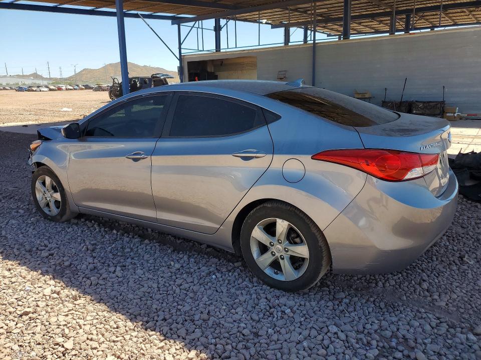 2013 Hyundai Elantra VIN KMHDH4AE7DU899719 COPART salvage auction — FRONT END, Az - Cert Of Title - Salvage, sold $575 on 2026-07-14 (photo 2)