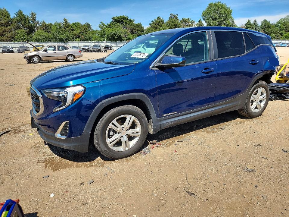 2021 Gmc Terrain VIN 3GKALMEVXML313366 COPART salvage auction — REAR END, IL - SALVAGE CERTIFICATE, sold $3,550 on 2026-07-09 (photo 1)