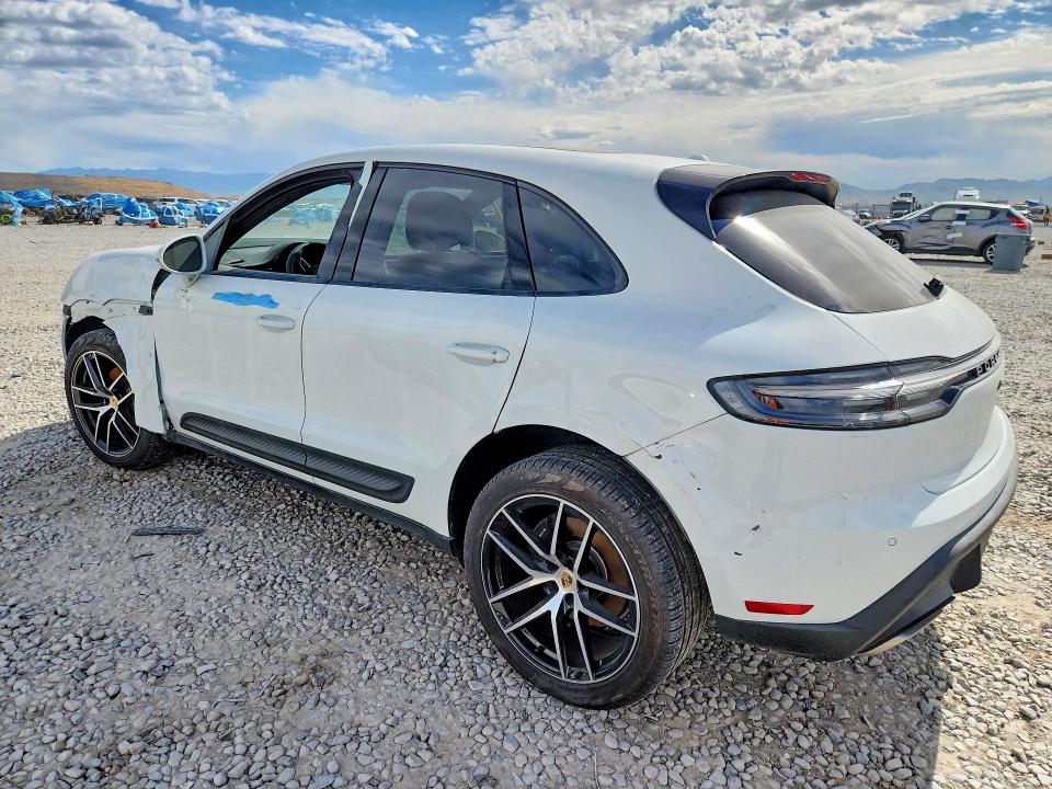 2023 Porsche Macan VIN WP1AA2A50PLB00727 COPART salvage auction — SIDE, TX - SALVAGE VEHICLE TITLE, sold $8,100 on 2026-07-10 (photo 2)