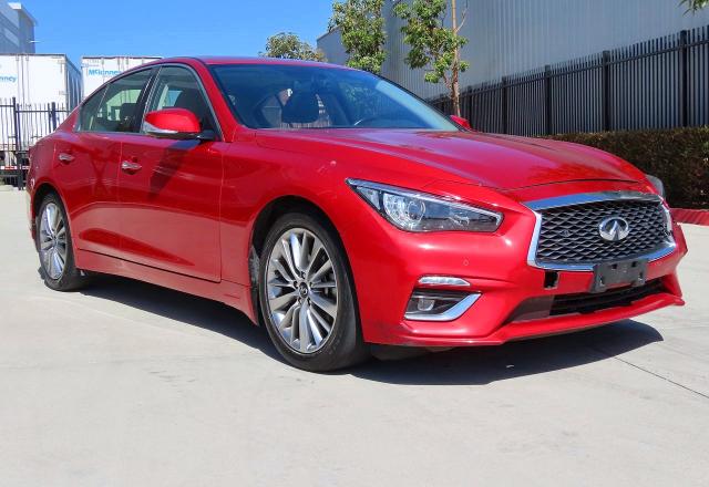 2023 Infiniti Q50 VIN JN1EV7BP1PM512690 COPART salvage auction — ALL OVER, Ca - Salvage Certificate (P), sold $9,000 on 2026-07-07 (photo 1)