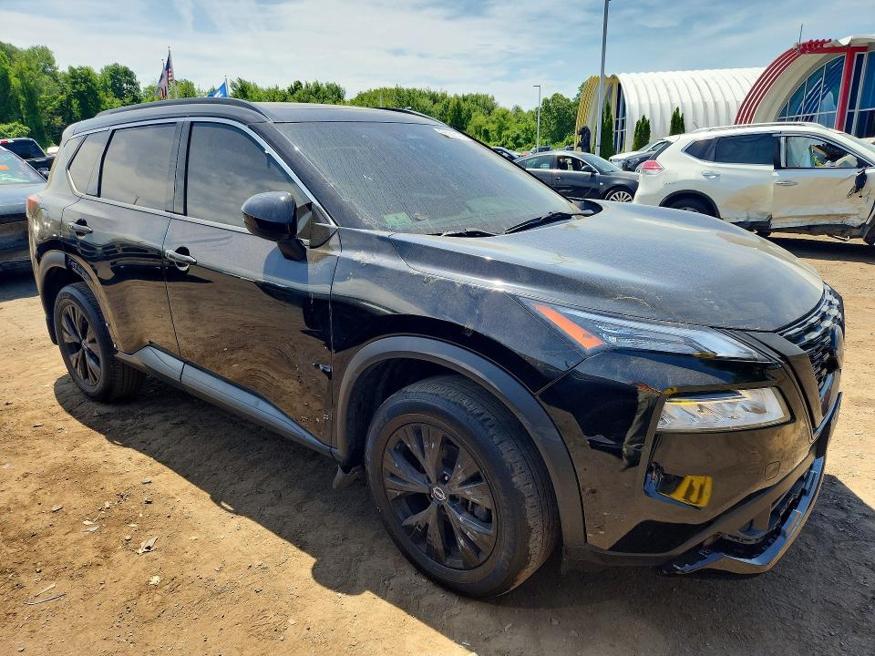 2023 Nissan Rogue VIN JN8BT3BB3PW214914 COPART salvage auction — FRONT END, Ma - Certificate Of Title (P), sold $13,800 on 2026-07-30 (photo 4)