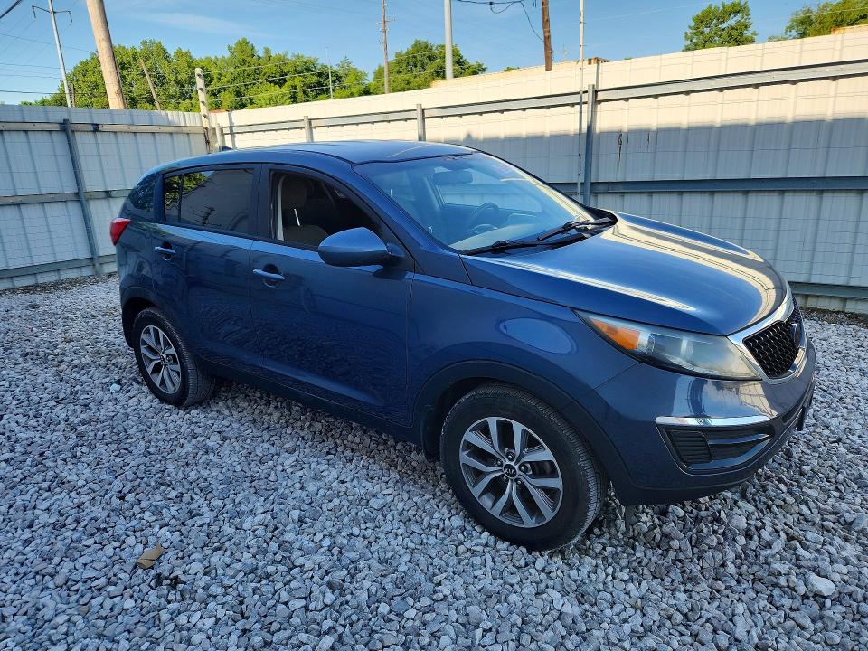2015 Kia Sportage VIN KNDPB3AC6F7681896 COPART salvage auction — SIDE, OH - CERT OF TITLE-REPOSSESSION, sold $1,150 on 2026-07-09 (photo 4)