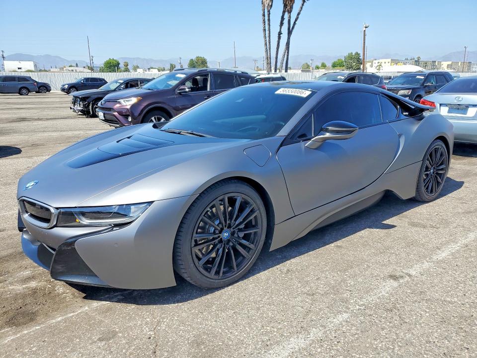 2019 BMW I8 VIN WBY2Z4C59K7F14566 COPART salvage auction — NORMAL WEAR, Ca - Dis/Dlr/Exp Only Clean Title (P), sold $60,000 on 2026-07-02 (photo 1)