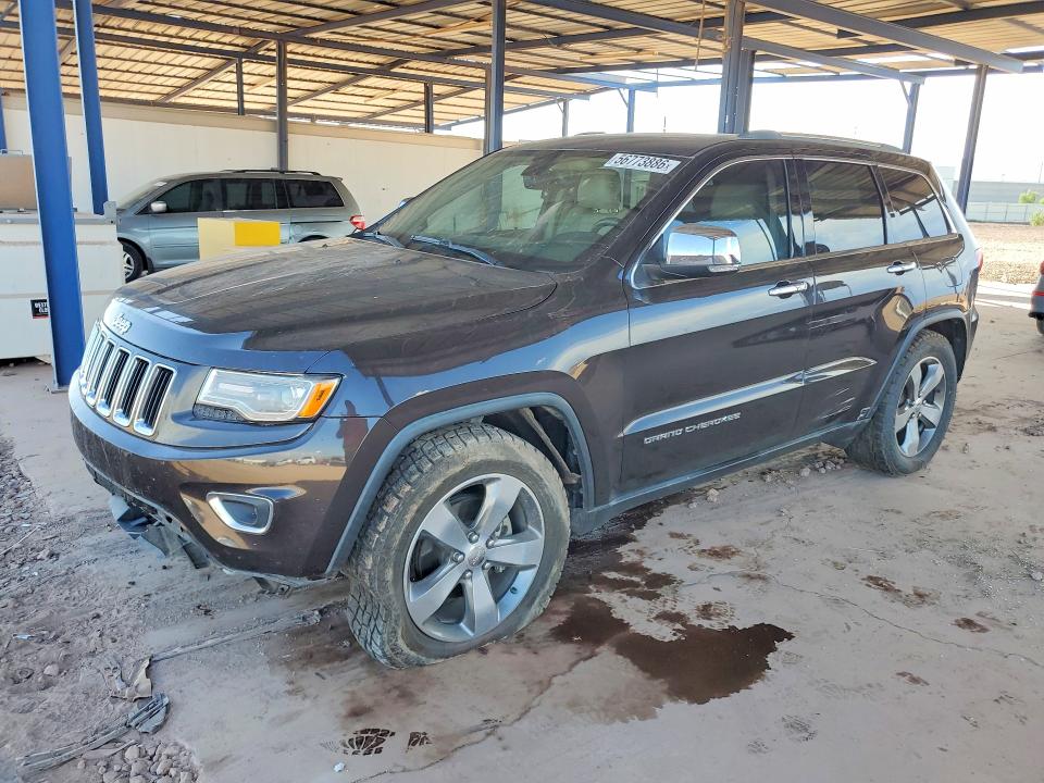 2016 Jeep Cherokee VIN 1C4RJEBG0GC499869 COPART salvage auction — UNDERCARRIAGE, AZ - CERT OF TITLE - SALVAGE, sold $2,350 on 2026-07-02 (photo 1)