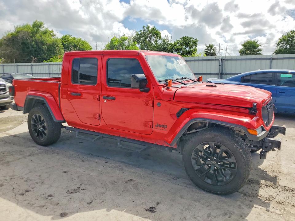 2025 Jeep Gladiator VIN 1C6PJTAG1SL505899 COPART salvage auction — FRONT END, Tx - Salvage Vehicle Title, sold $15,000 on 2026-07-28 (photo 4)