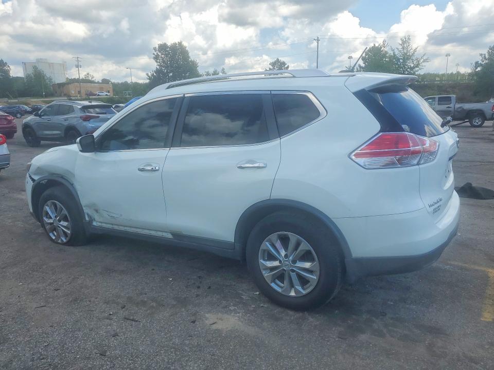 2016 Nissan Rogue VIN KNMAT2MT8GP697415 COPART salvage auction — SIDE, SC - CERT OF TITLE-SALVAGE, sold $1,300 on 2026-07-31 (photo 2)
